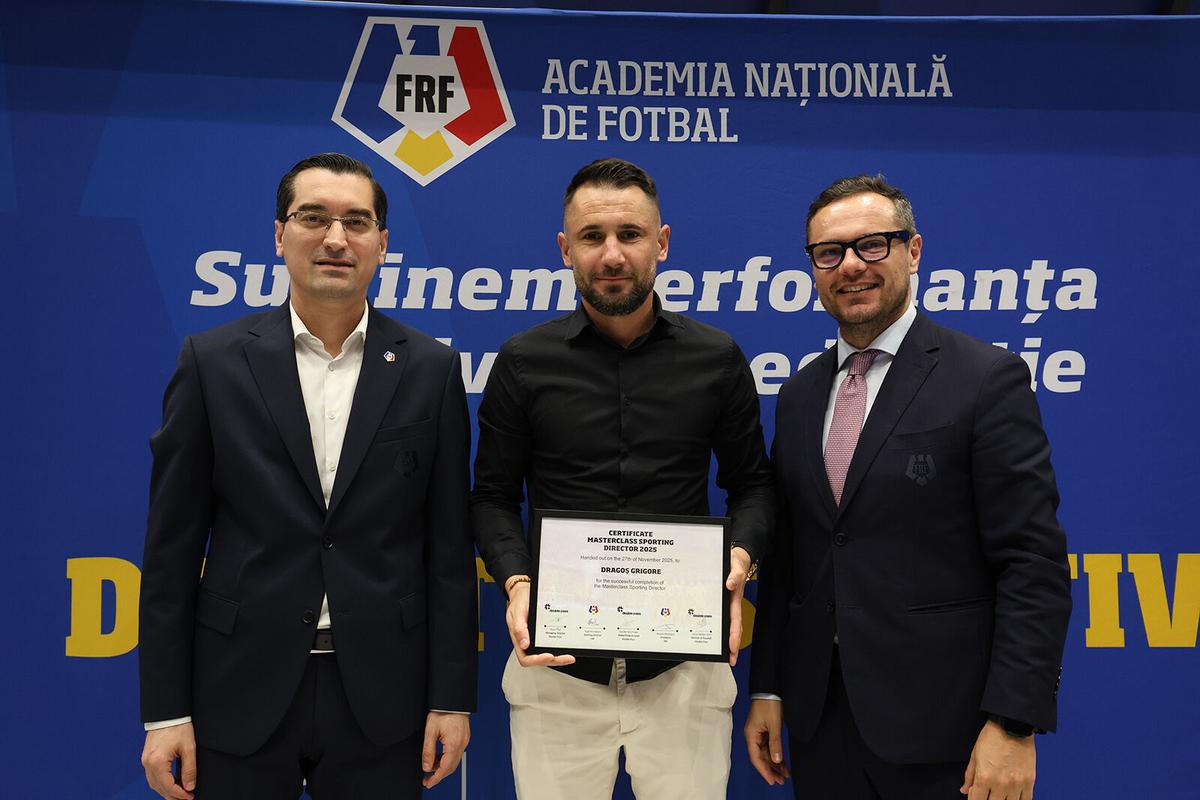 Iată a doua generație de directori sportivi care a absolvit astăzi cursurile FRF! Multe nume importante: „Extraordinar! Noi credeam că le știm pe toate”