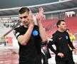 Imagini de la finalul meciului Steaua Roșie - FCSB // FOTO: Cristi Preda (GSP.ro)