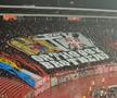 Scenografia sârbilor la Steaua Roșie - FCSB