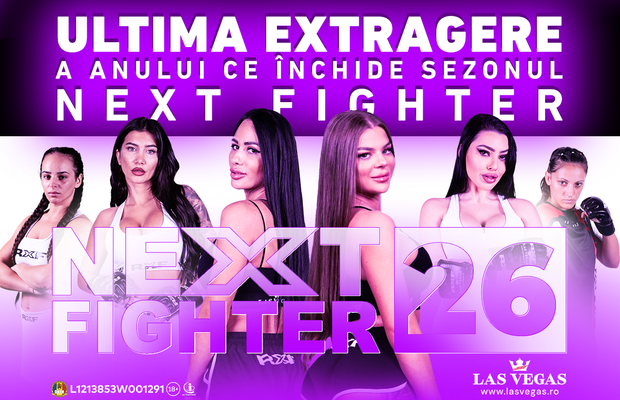 NEXT FIGHTER 26 încheie anul spectaculos: gală 100% feminină, Main Event incendiar și o nouă extragere „Câștigă cu Las Vegas & RXF”!