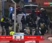 Meci BRUTAL: 17 eliminări, antrenor cu capul spart și gaze lacrimogene pe teren!