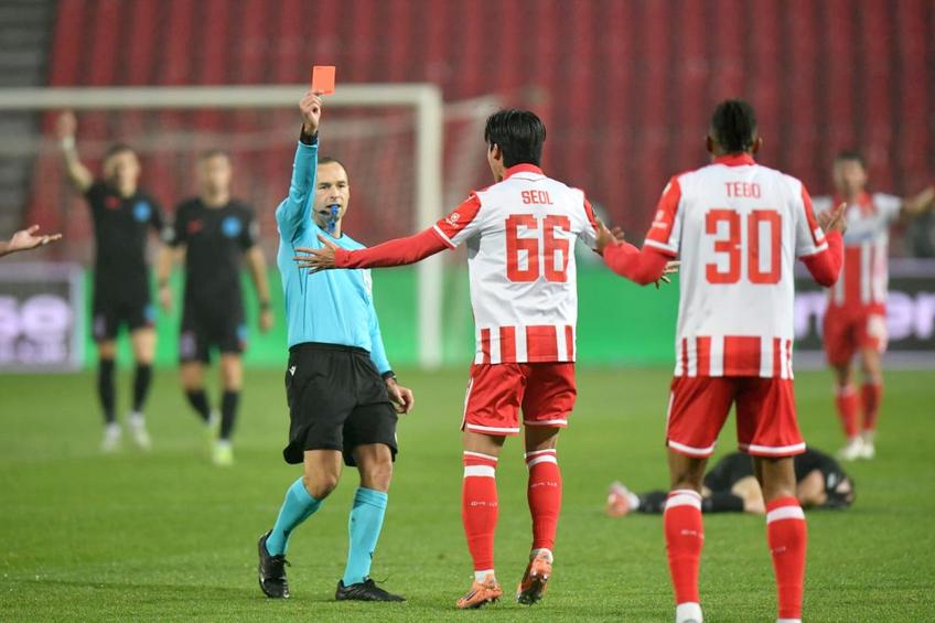 Adrian Porumboiu a dat verdictul, după cartonașul roșu din Steaua Roșie - FCSB // FOTO: Cristi Preda (GSP.ro)