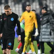 Imagini de la finalul meciului Steaua Roșie - FCSB // FOTO: Cristi Preda (GSP.ro)