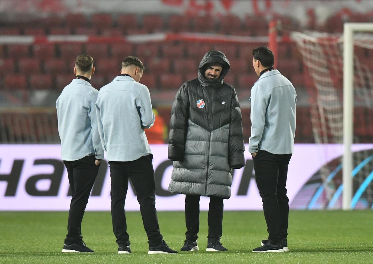 Steaua Roșie - FCSB, înainte de meci