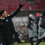 Imagini de la finalul meciului Steaua Roșie - FCSB // FOTO: Cristi Preda (GSP.ro)
