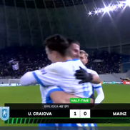 Bîrligea a „înscris” în Craiova - Mainz » Cum a fost posibil // FOTO: captură @Prima Sport