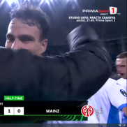 Bîrligea a „înscris” în Craiova - Mainz » Cum a fost posibil // FOTO: captură @Prima Sport