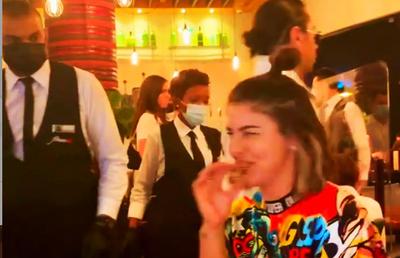 VIDEO Bianca Andreescu, răsfățată de Salt Bae » Celebrul bucătar a făcut-o să râdă cu lacrimi