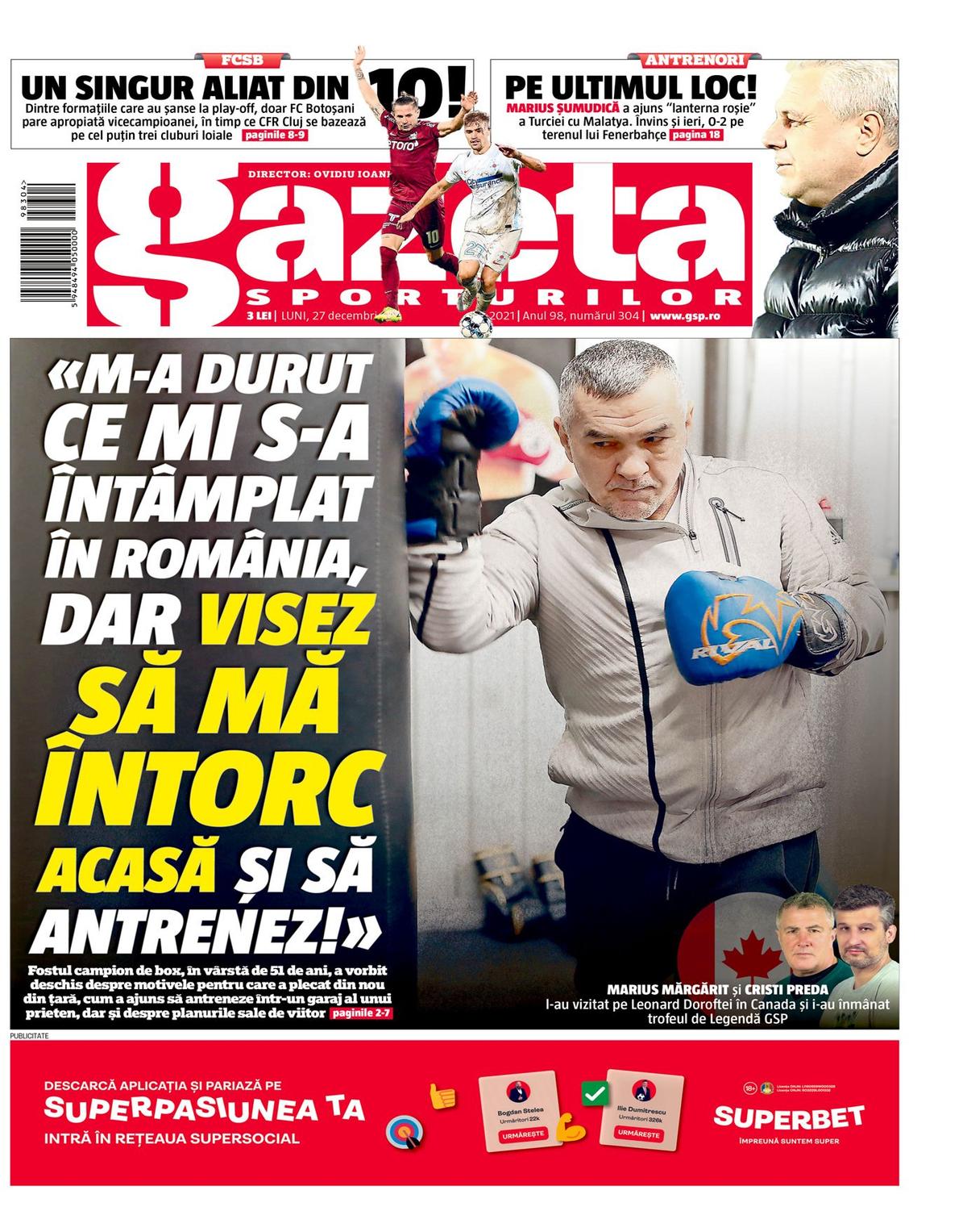 Printre amintiri, cu Moșu' » 16 fotografii vechi comentate de Doroftei în interviul acordat Gazetei: „Dau lovitura cu ele pe Facebook”