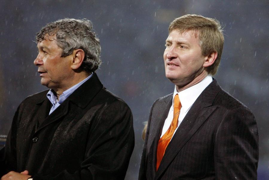 Mircea Lucescu alături de Rinat Ahmetov // foto: Imago Images Giovanni Becali, poveste neștiută cu Rinat Ahmetov: „Era o scenă cu balerine și noi stăteam ca mafioții. Atunci l-a luat pe Marica”