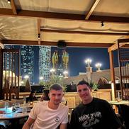 Florin Tănase și Risto Radunovici la cină, alături de familii, la Abu Dhabi