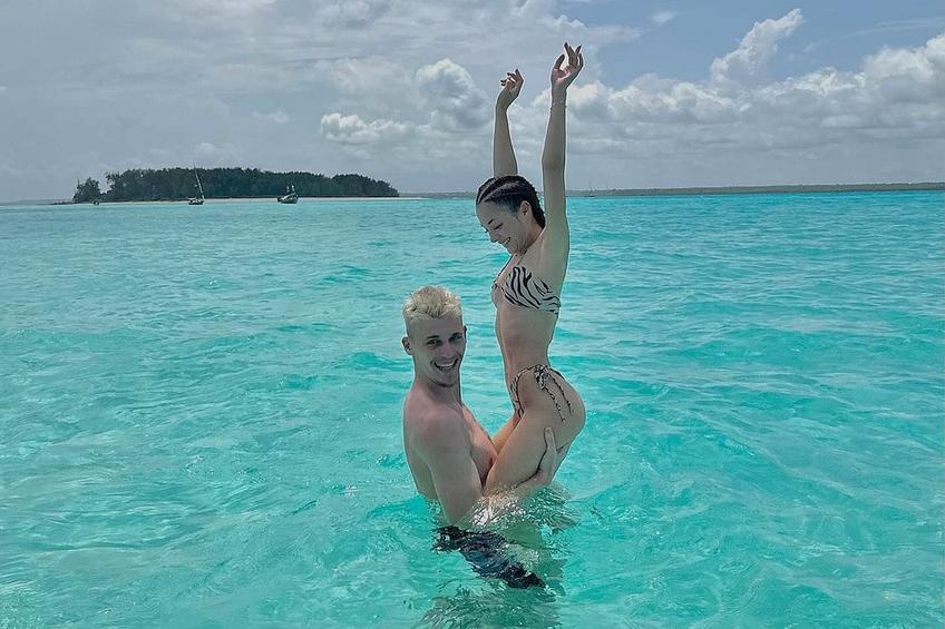 Vacanță de vis pentru Ștefan Târnovanu și iubita sa. Foto: Instagram @stefantarnovanu