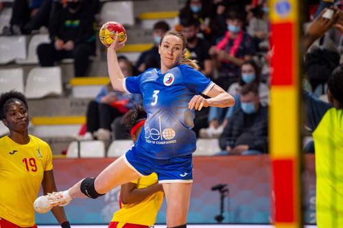 Polina Gorshkova în acțiune într-un meci al naționalei Rusiei Foto Imago