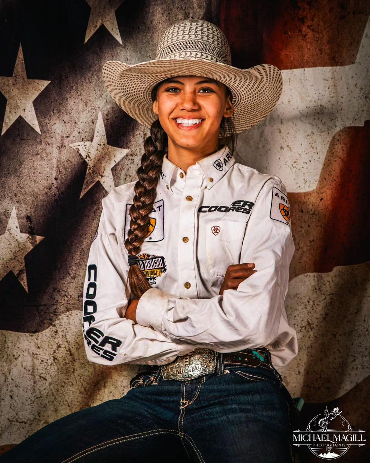 Najiah Knight vrea să devină prima femeie campioană mondială la rodeo cu tauri