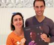 Corinne Dubreuil și Rafael Nadal, la finalul lui decembrie, în Kuwait / Sursă foto: Instagram