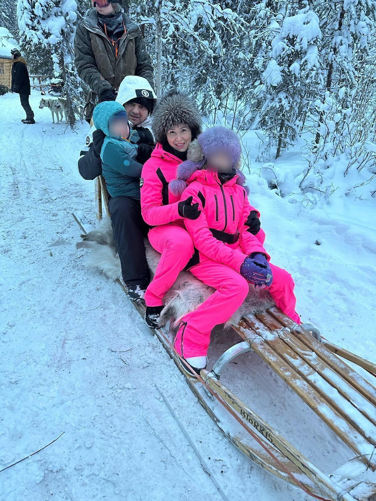 Ionel Ganea, vacanță în Laponia. Foto: arhivă personală
