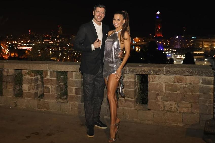 Robert Lewandowski și soția lui