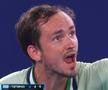Daniil Medvedev a primit cea mai mare amendă din istoria Australian Open » Ce sumă trebuie să plătească după scandalul din semifinale