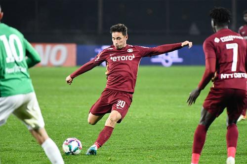 Vito Hammershoy-Mistrati (numărul 20) ar pleca de la CFR Cluj.
Foto: Imago