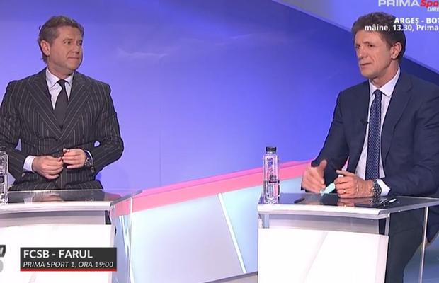 Florin Răducioiu, discurs dur de față cu Gică Popescu, preşedintele Farului: „Am văzut limitele echipei lui Gică Hagi”