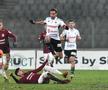 U Cluj - Rapid 0-0 s-a jucat în noroi