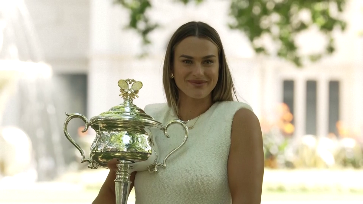 Aryna Sabalenka - ședință foto după Australian Open