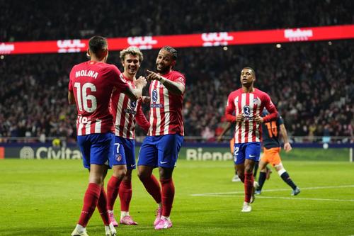 Atletico Madrid a învins Valencia, scor 2-0, în runda #22 din La Liga.