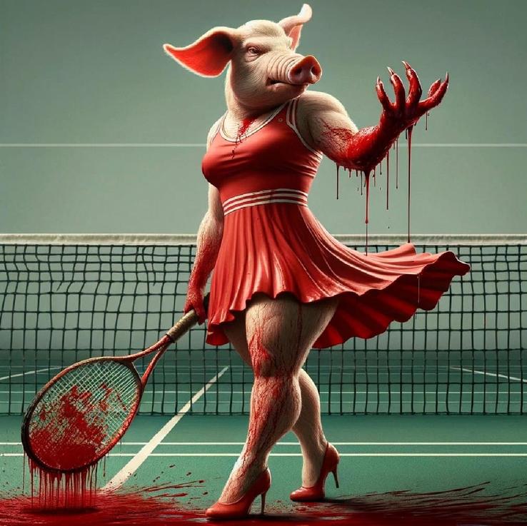 Caricatura sinistră realizată de cei de la UkrBall / Sursă foto: Facebook