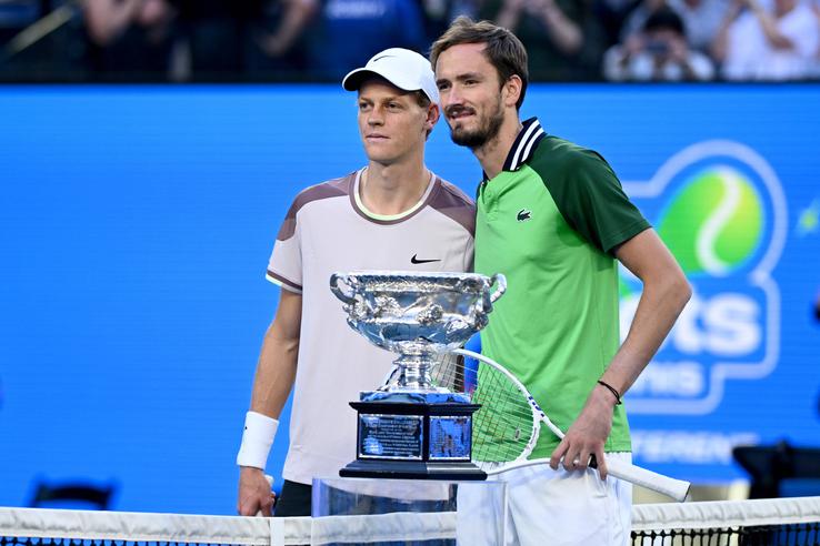 Jannik Sinner - Daniil Medvedev, finala Australian Open 2024/ foto Imago Images