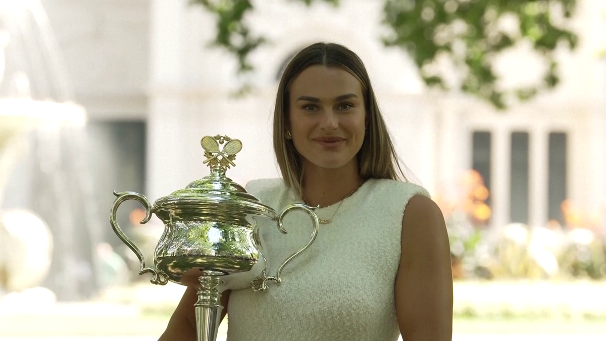 Aryna Sabalenka - ședință foto după Australian Open