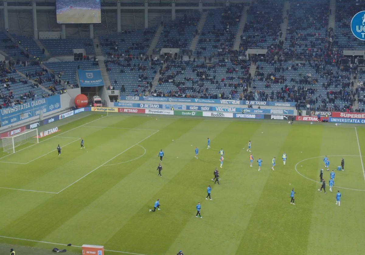 Universitatea Craiova - FCSB, imagini dinaintea meciului