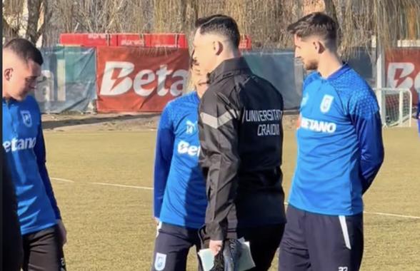 Mirel Rădoi a condus primul antrenament la Craiova + Imaginile care l-au surprins total pe Panduru: „M-aș lua cu mâinile de cap”