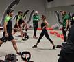 Concordia Chiajna s-a pregătit cu o antrenoare de fitness! Imagini inedite de la antrenament: cine i-a îmblânzit pe fotbaliști