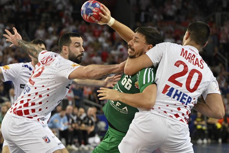 Croația - Ungaria la Campionatul Mondial de Handbal/ Foto: Imago.