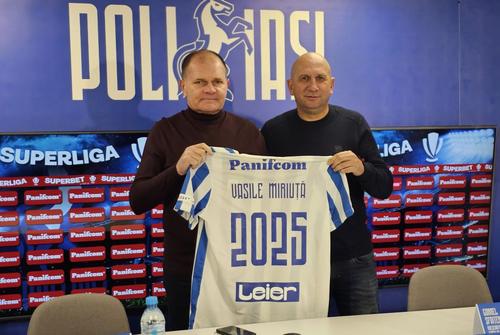 Vasile Miriuță, prezentat oficial la Poli Iași