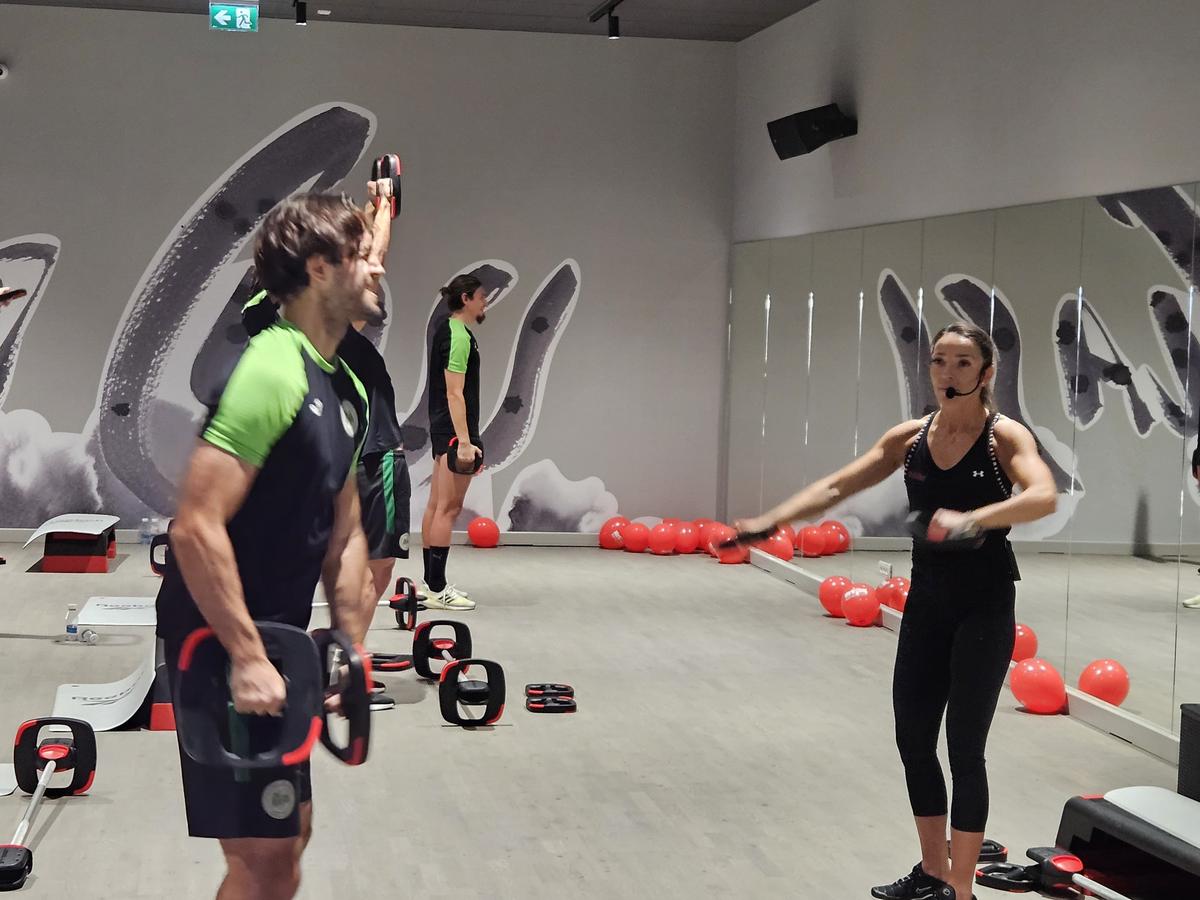 Antrenament Concordia Chiajna la deschiderea sălii World Class Cosmopolis + imagini fitness