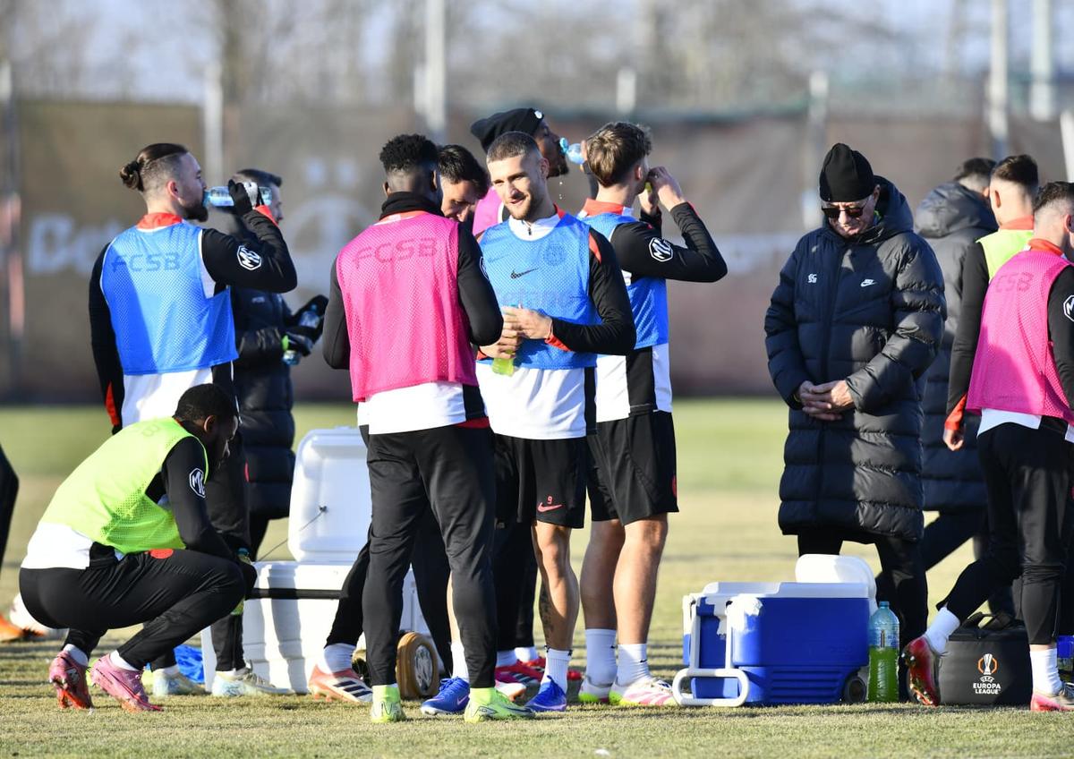 FCSB, antrenament oficial înaintea meciului cu Fenerbahce din Europa League. FOTO: Cristi Preda (GSP)