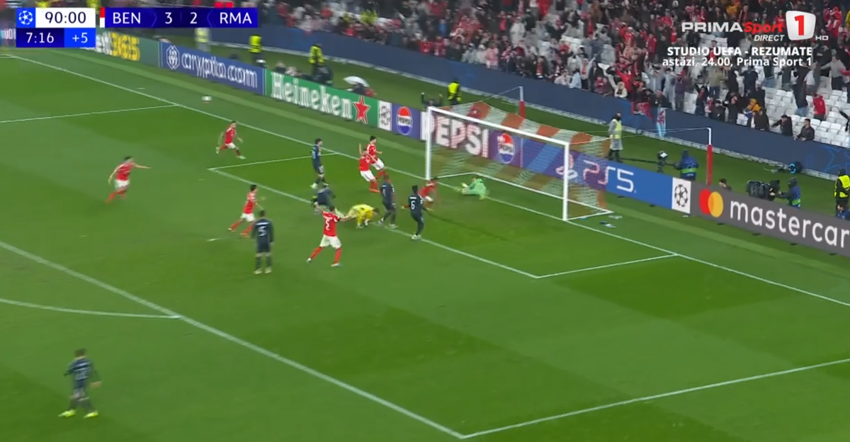 Anatoliy Trubin, gol la ultima fază în Real Madrid - Benfica