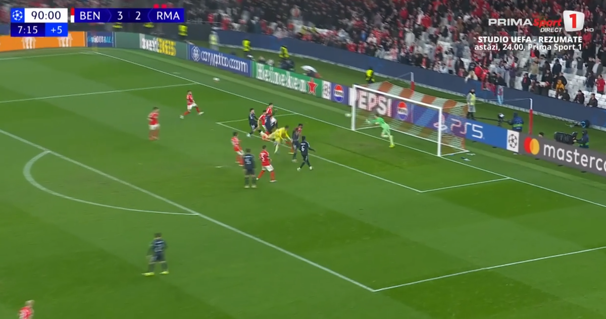 Anatoliy Trubin, gol la ultima fază în Real Madrid - Benfica
