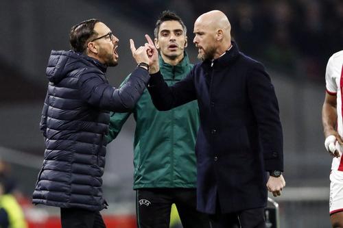 Pepe Bordalas (stânga) și Erik ten Hag (dreapta) s-au confruntat în Ajax - Getafe. FOTO: FranNieto6 @ Twitter