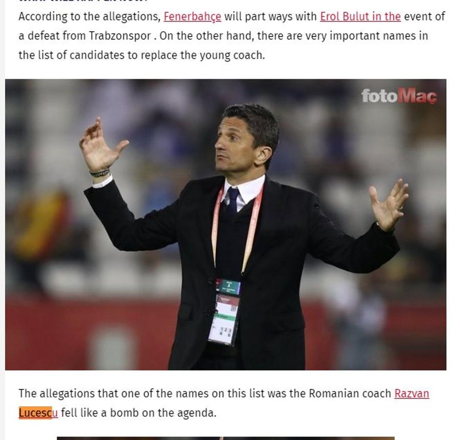 Fotomac anunță venirea lui Răzvan Lucescu la Fenerbahce Anunțul zilei din Turcia! Românul favorit să îl antreneze pe Ozil la Fenerbahce: „Vrea să își aducă un jucător”