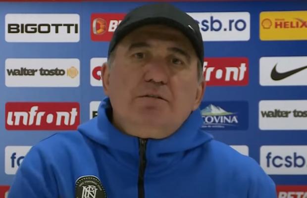 Hagi a venit la conferința de presă de după victoria cu FCSB și a stat un minut: „E a doua oară! E lipsă mare de respect”