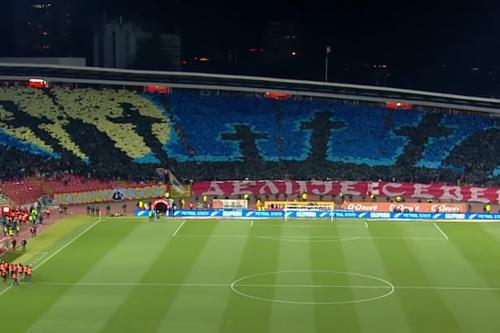 Coregrafia de la meciul Steaua Roșie Belgrad - Partizan Belgrad care a șocat întreaga lume! Ce înseamnă, de fapt