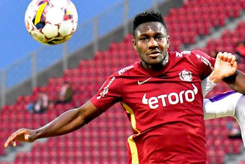 Cephas Malele (numărul 9), atacantul lui CFR Cluj.
Foto: Imago