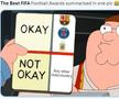 „Gala FIFA The Best rezumată într-o poză”