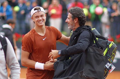 Holger Rune și Patrick Mouratoglou // foto: Guliver/gettyimages