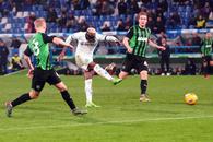Sassuolo a deschis scorul printr-un eurogol cu Napoli, însă a pierdut cu un rezultat horror