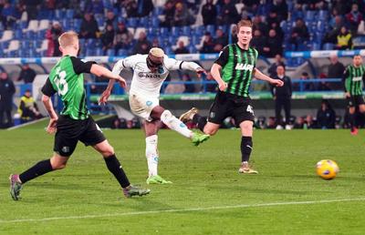 Sassuolo a deschis scorul printr-un eurogol cu Napoli, însă a pierdut cu un rezultat horror