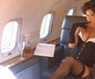 Femeia care l-ar fi înșelat pe Neymar, ședință foto incendiară în avion!