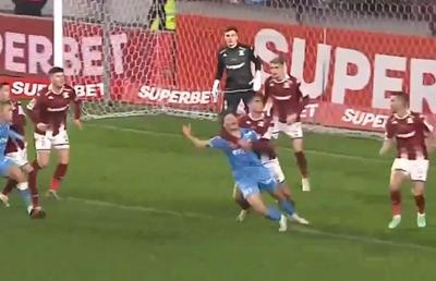 Greșeală majoră de arbitraj depistată în Rapid - UTA: „E penalty!”